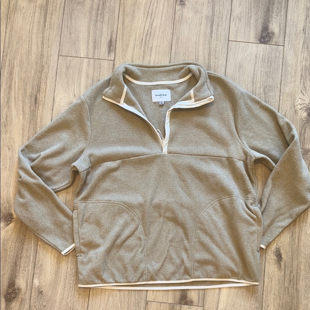 GOODFELLOW & Co. Long Sleeve Quarter Zip Collared Pullover Sweater